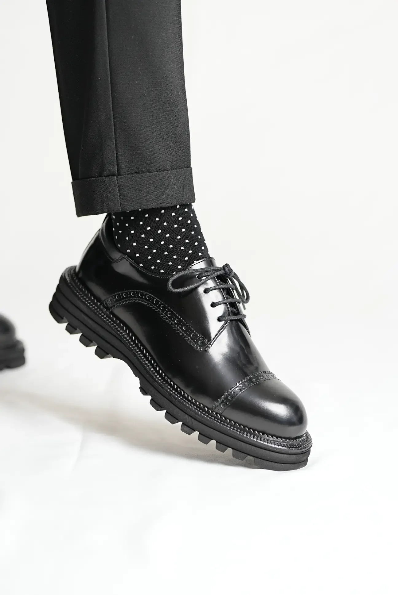 Black Brogue Derby