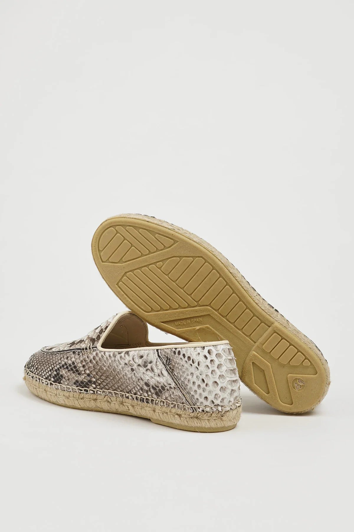 Python Leather Slip on
