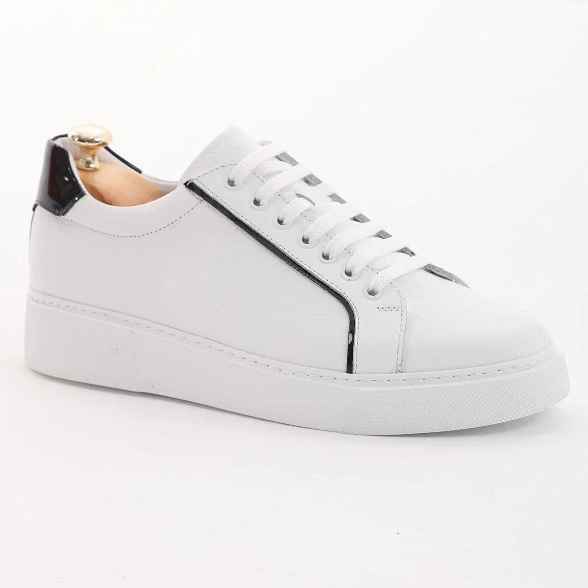 White And Black Casual Sneakers