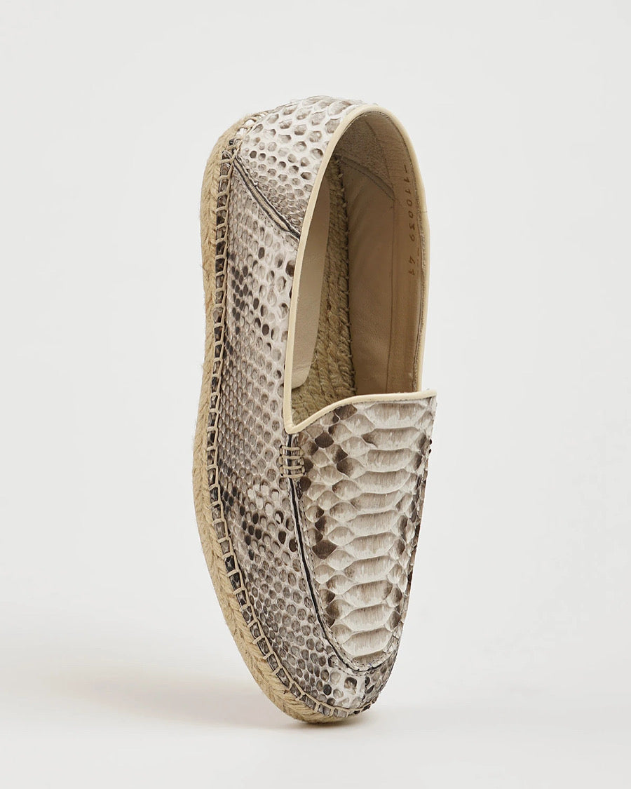 Python Leather Slip on