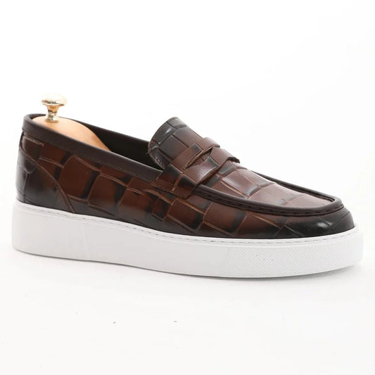 Coffee Croc Casual Wear F-416