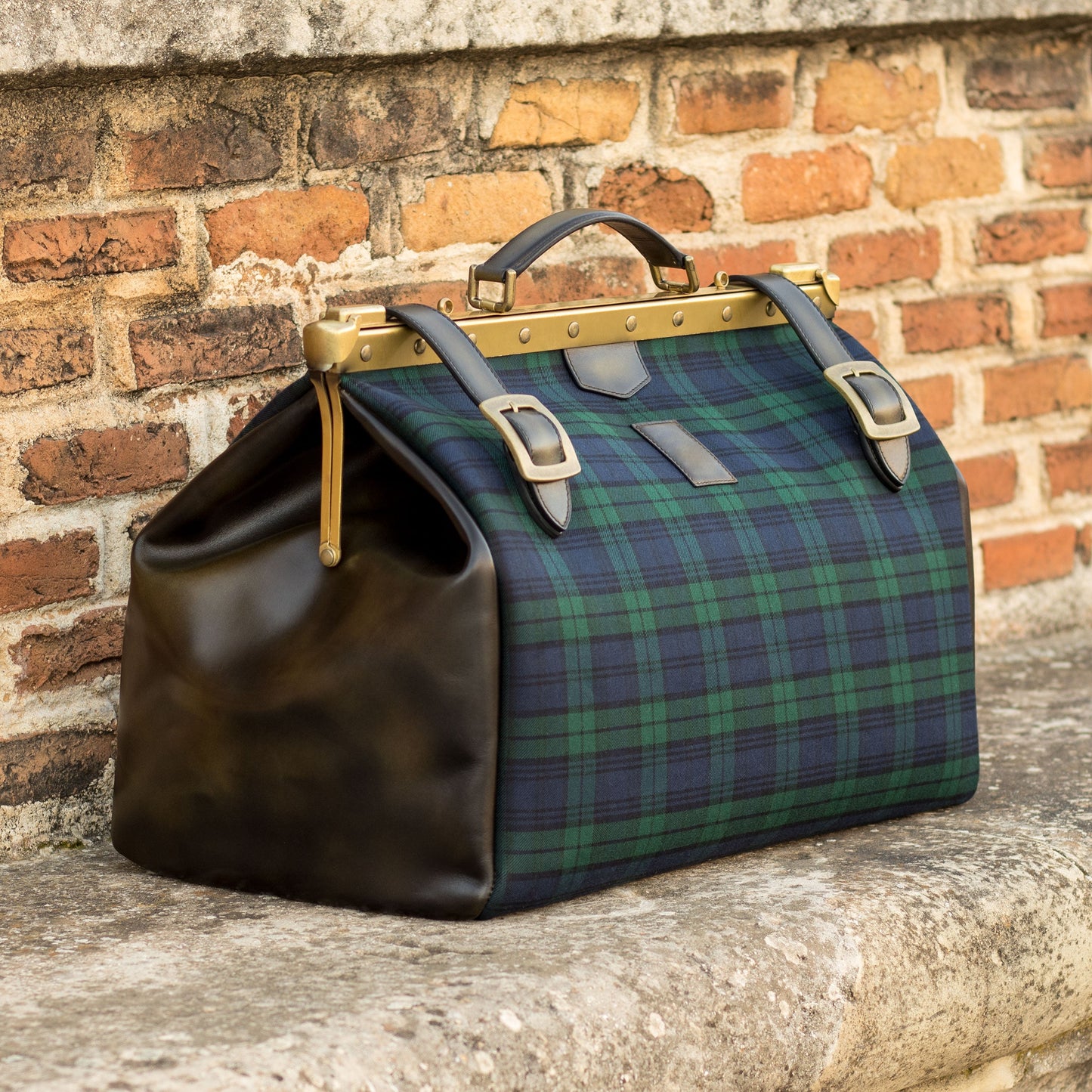 Sartorial+Olive Painted Calf Doctor Bag