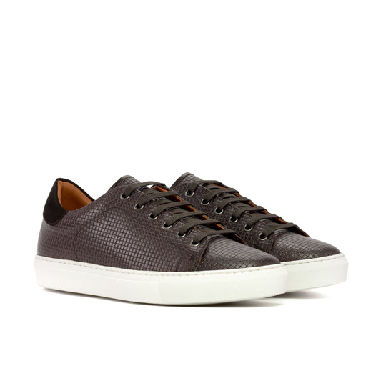 Dark Brown Lux Suede Sneaker 5869