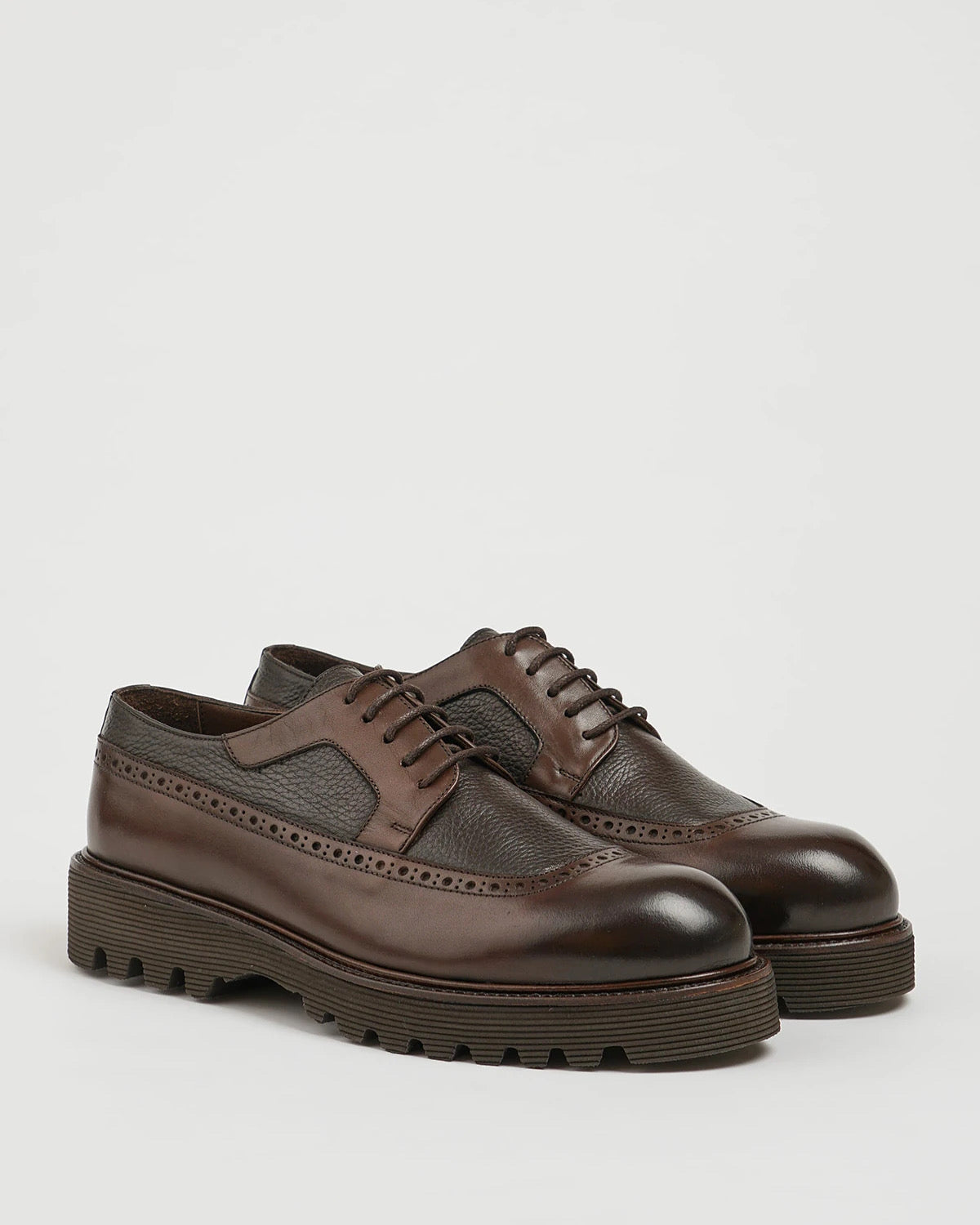 Brown Brogue Chunky