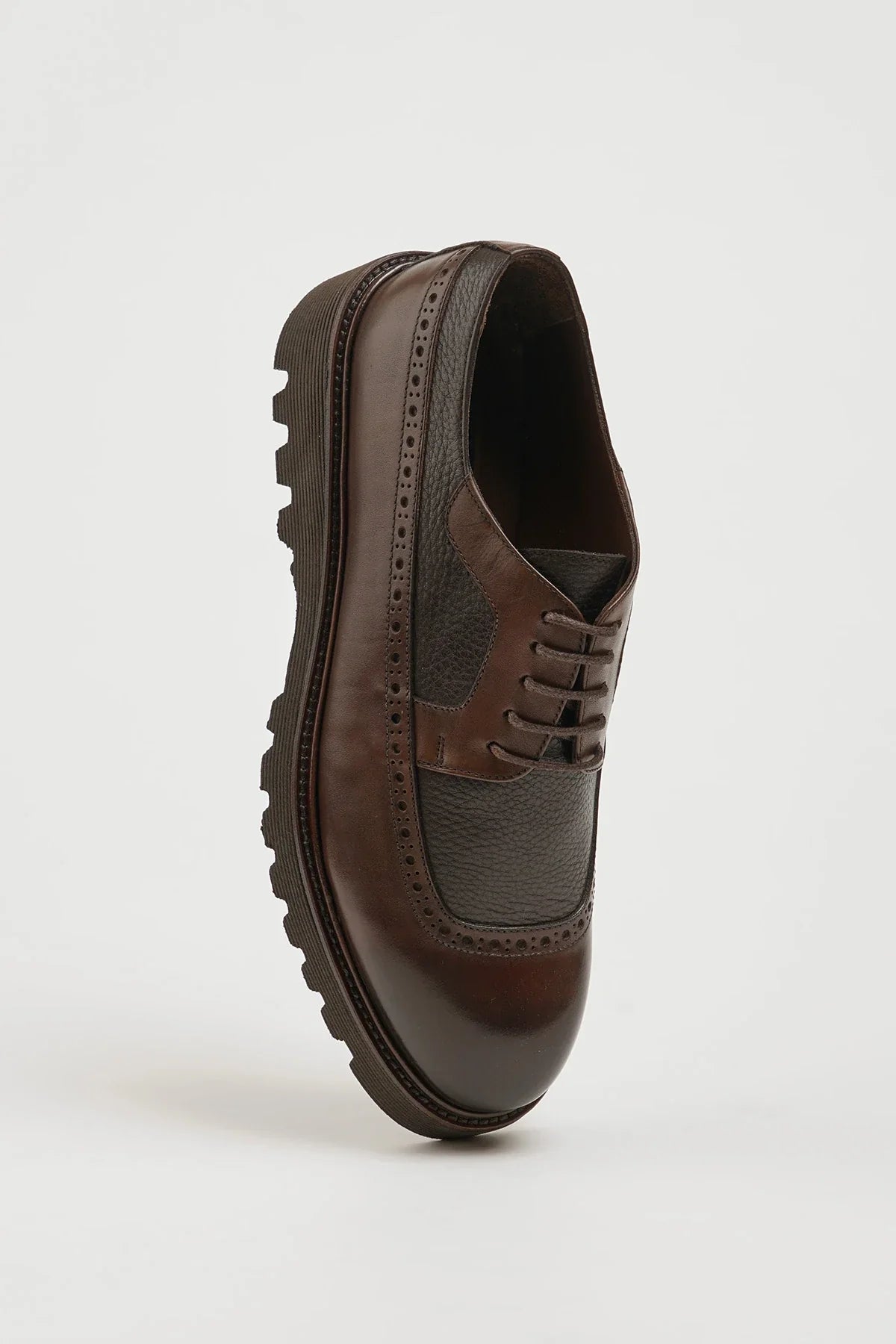 Brown Brogue Chunky