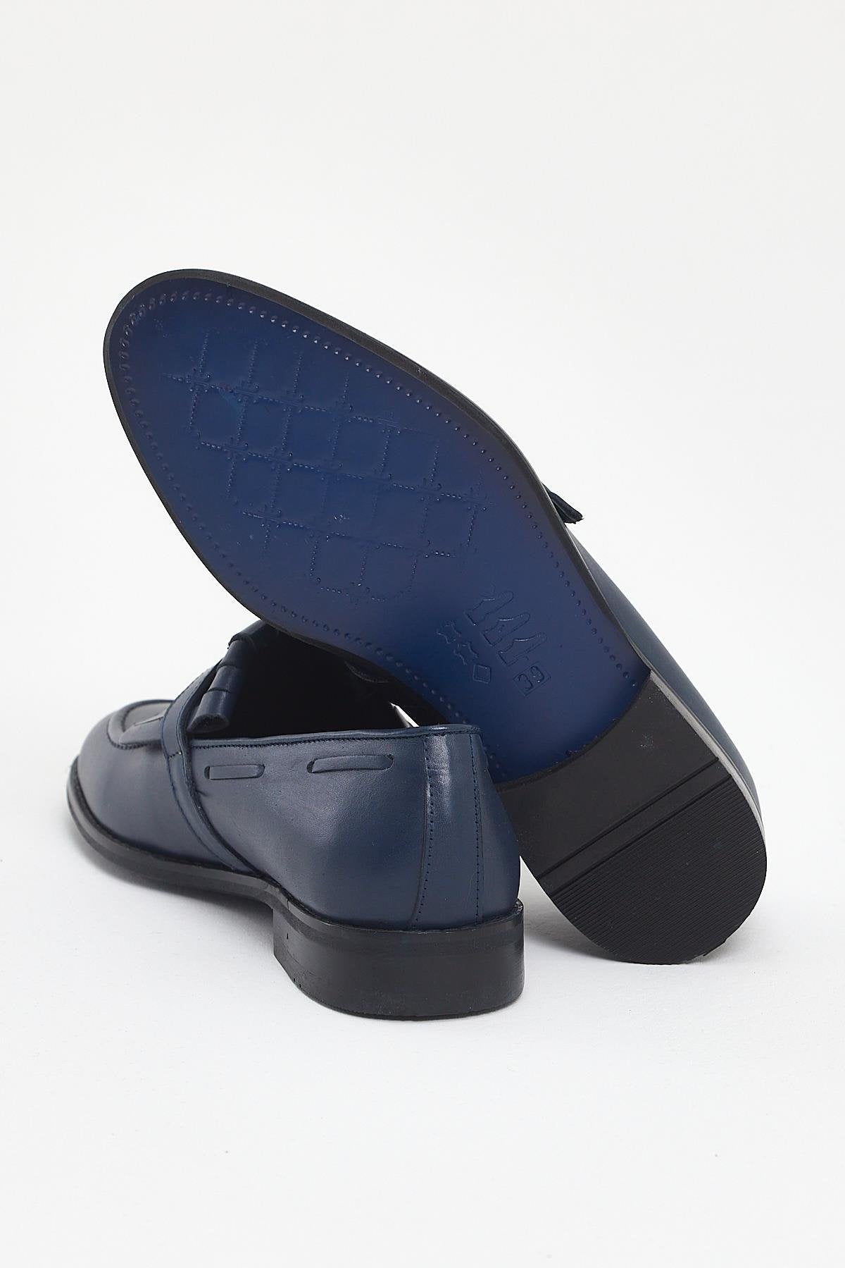 Blue Kiltie Loafer
