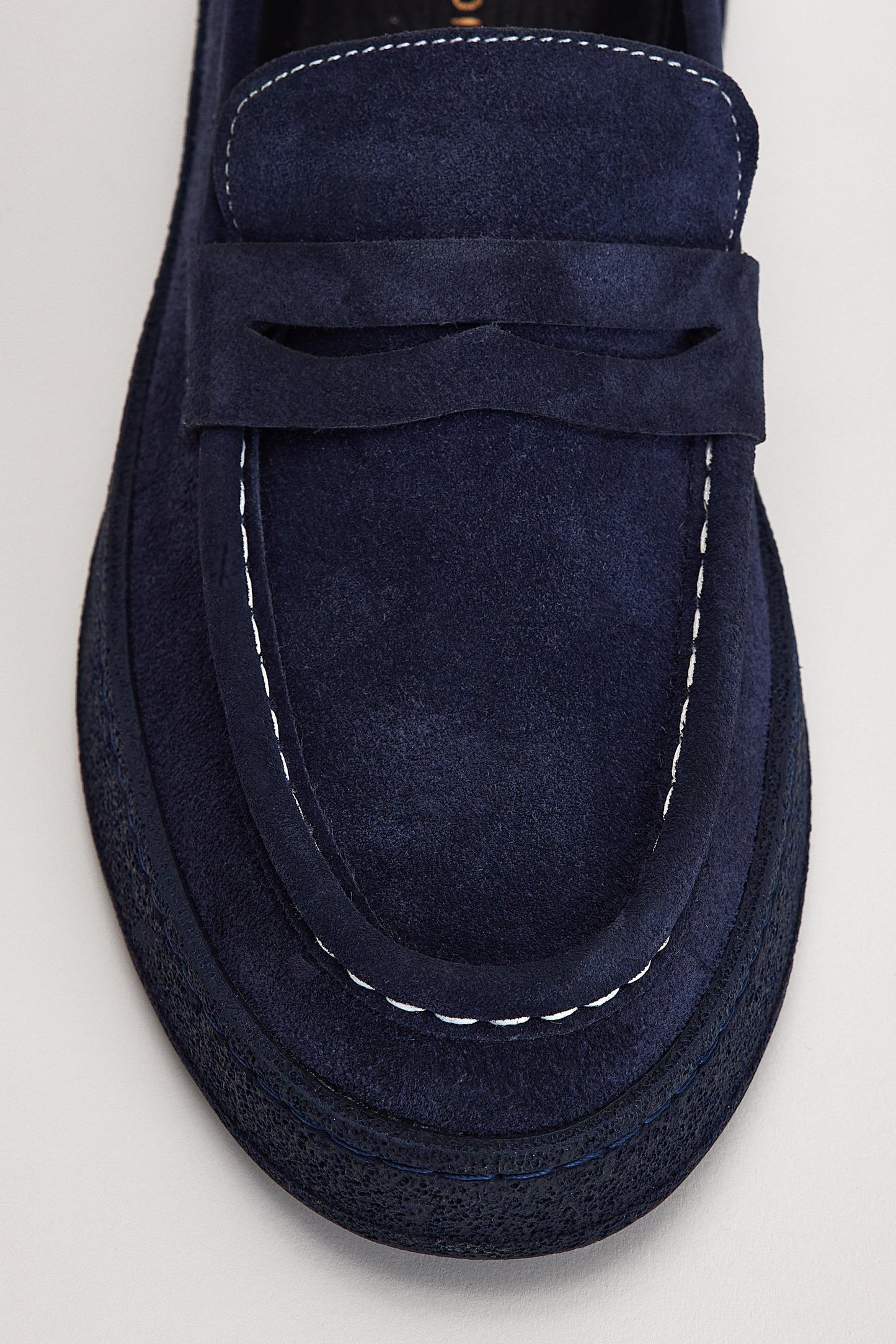 Blue Suede Casual Loafer