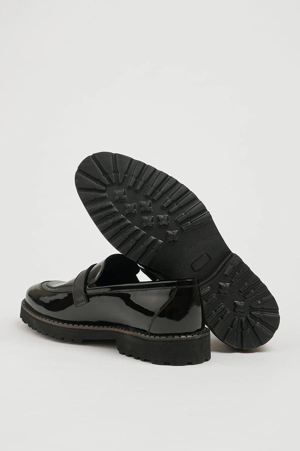 Patent Single Monk Strap