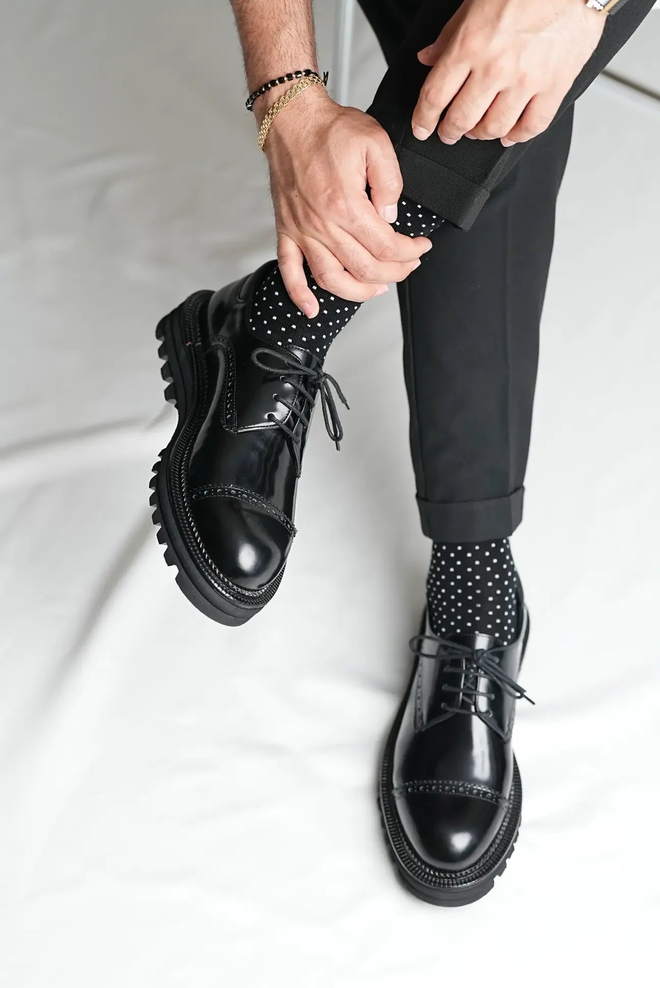 Black Brogue Derby