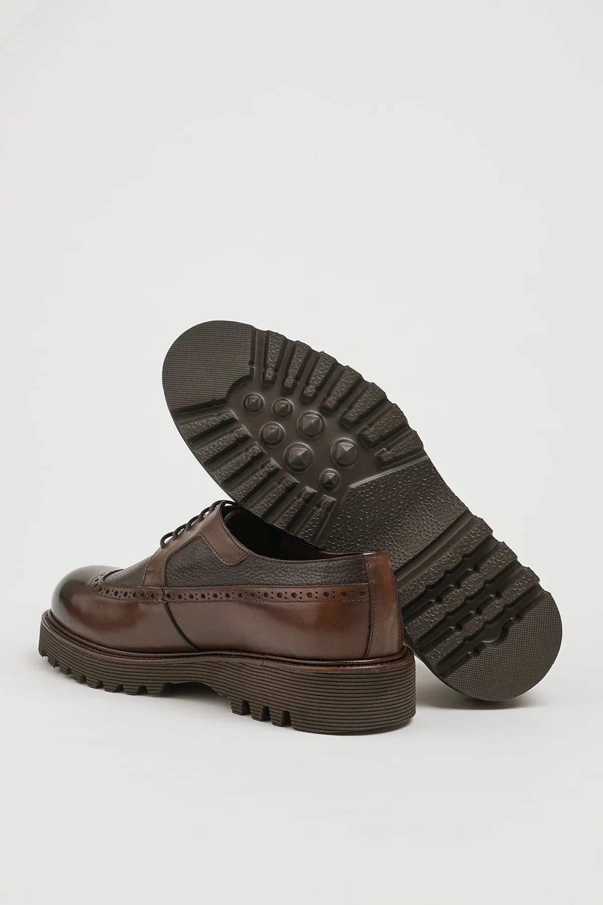 Brown Brogue Chunky