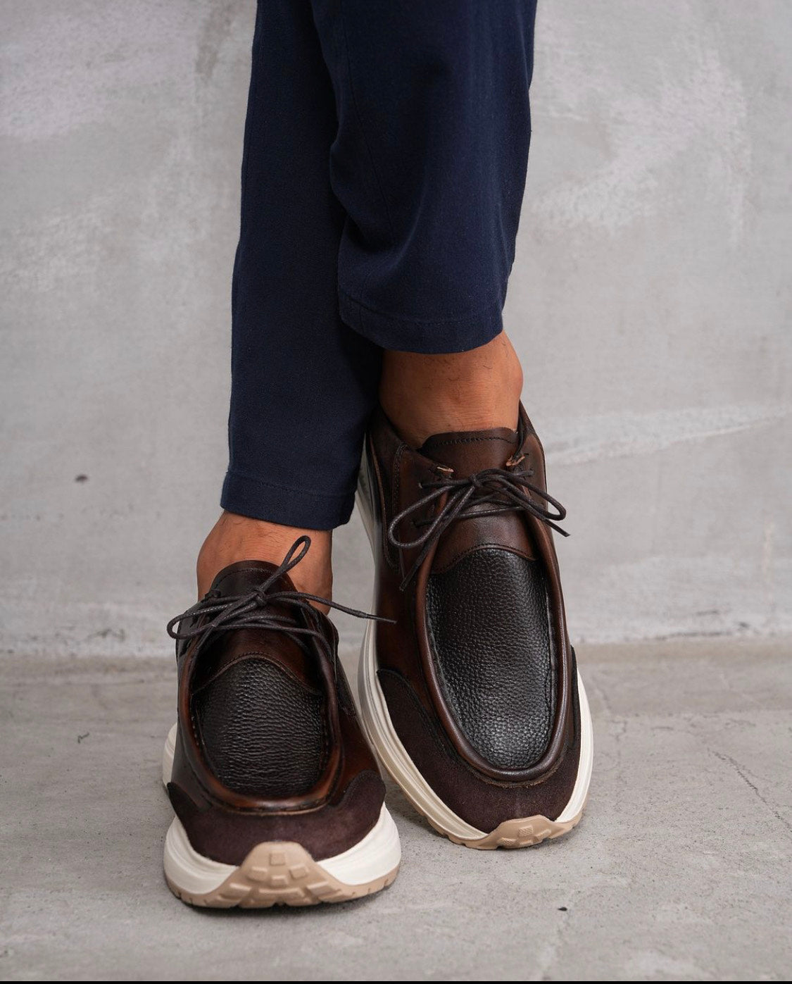 Brown Shaded Smart Casual Shoes