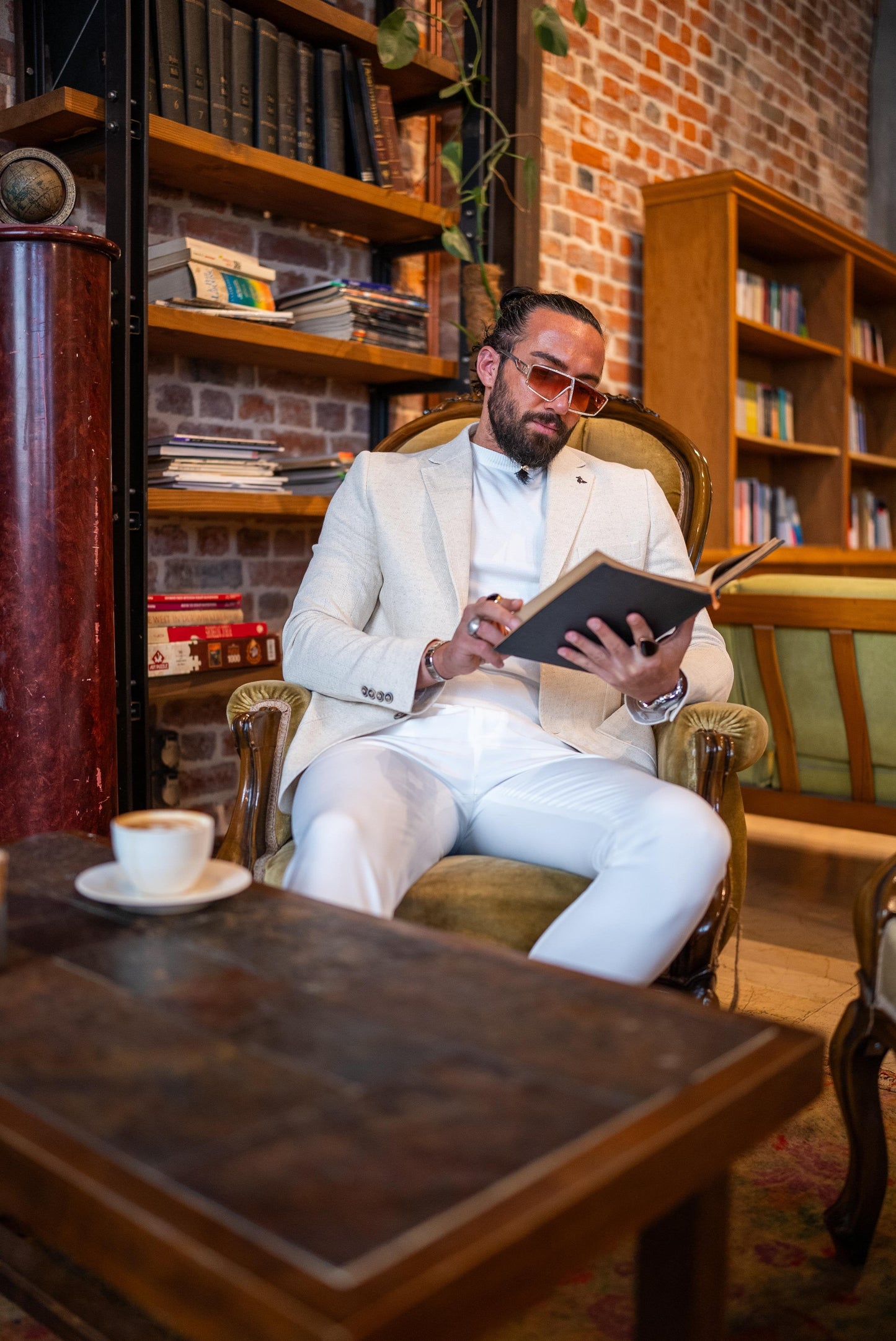 Skin Slim Fit Mono collar Blazer