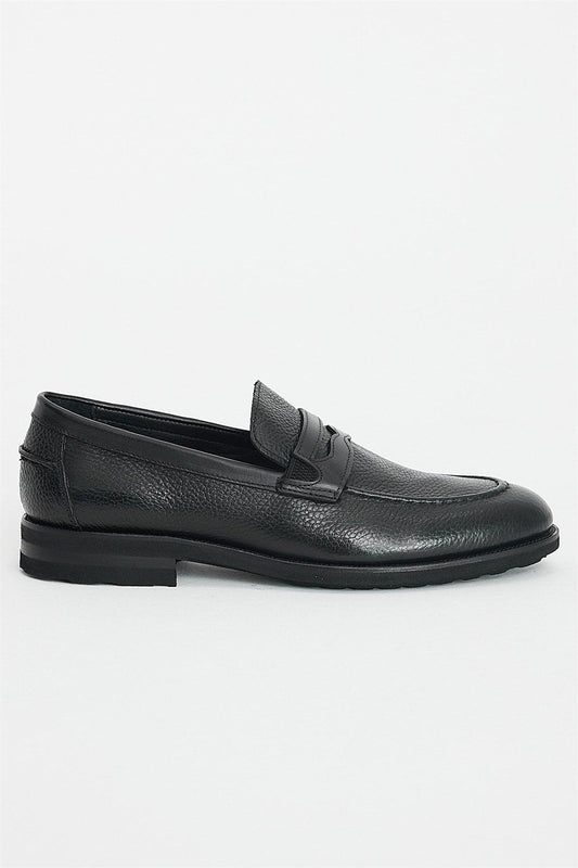 Black Eva Penny Loafer