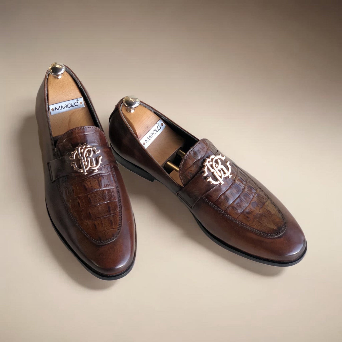 Brown Shaded VC Loafer-AL28