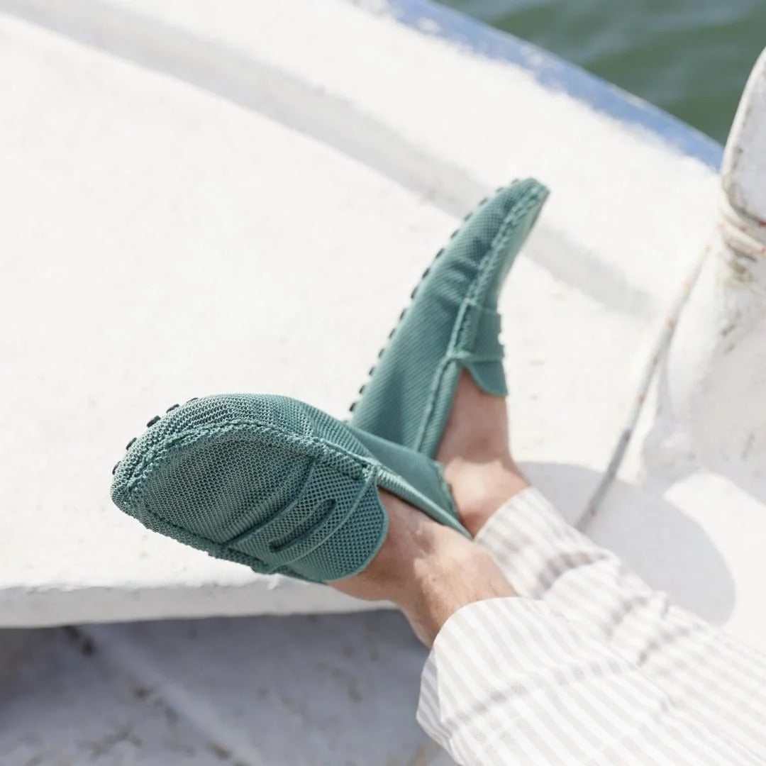 Light Green Knitwear Loafer