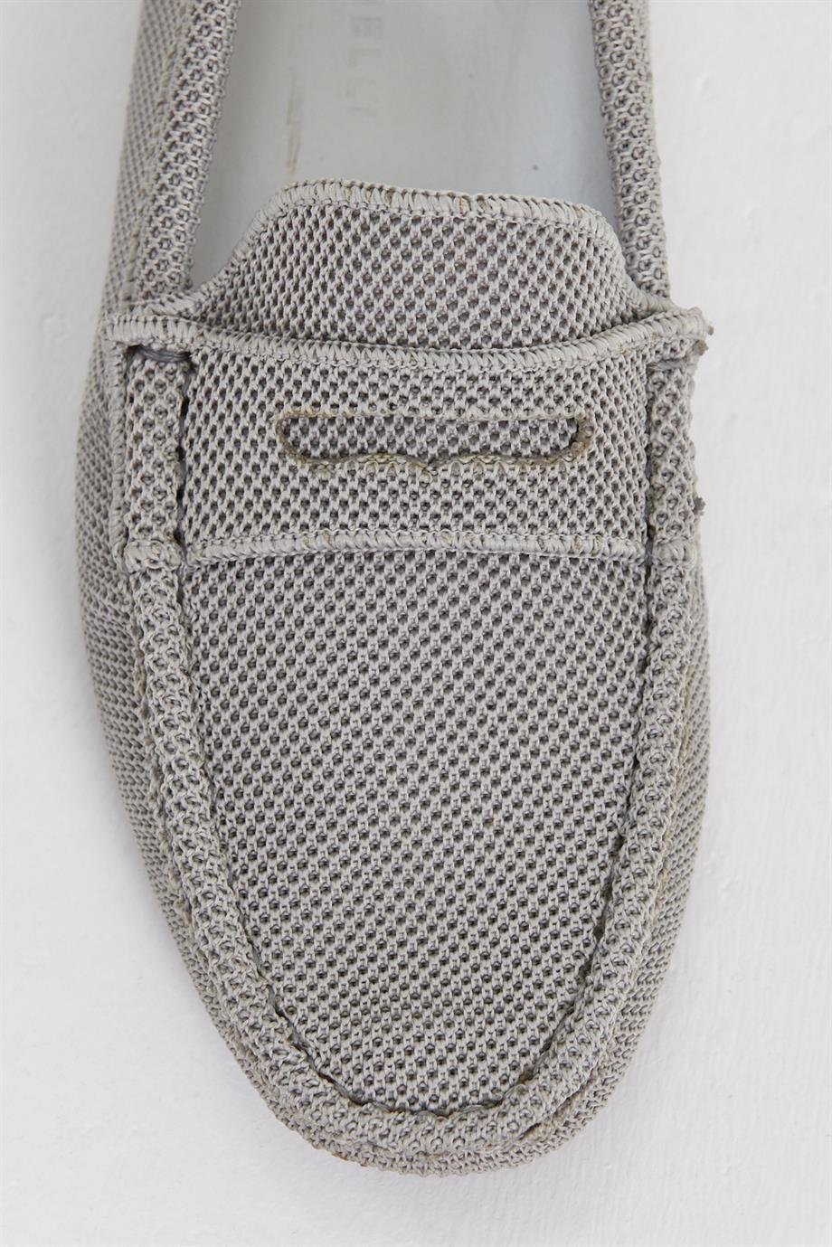 Light Grey Knitwear Loafer