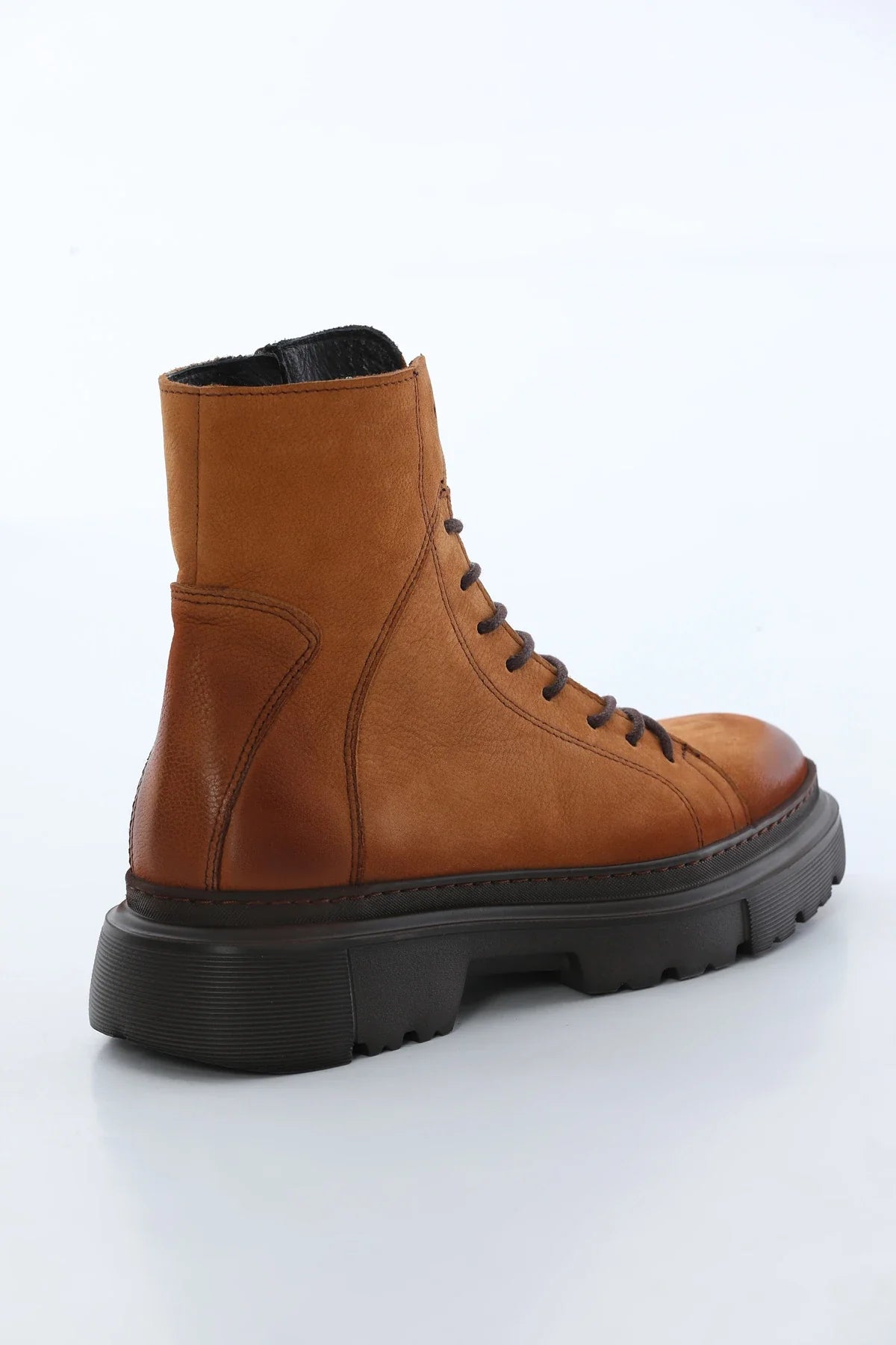 Tan Nubuck Leather Boots FB-0333