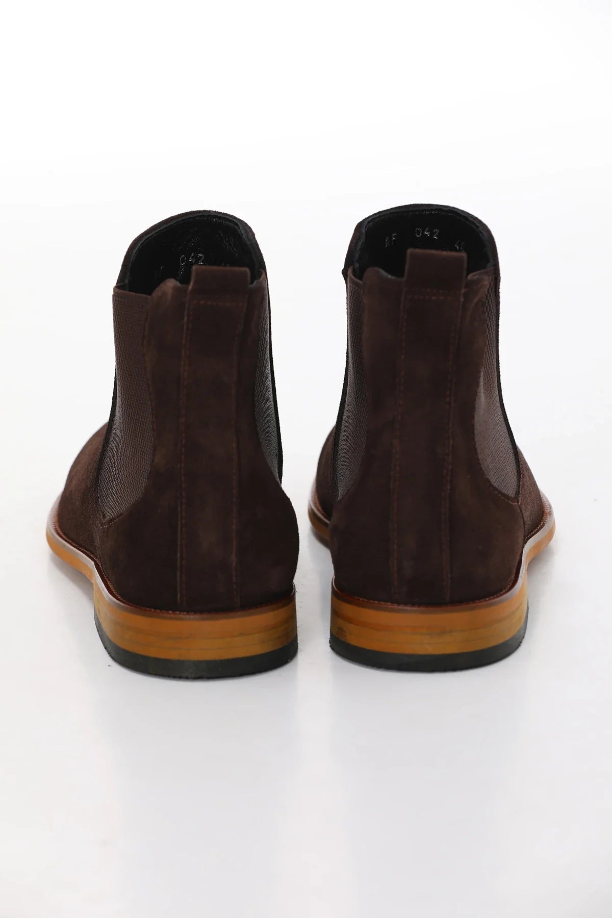 Brown Suede Chelsea Boots FB-0338