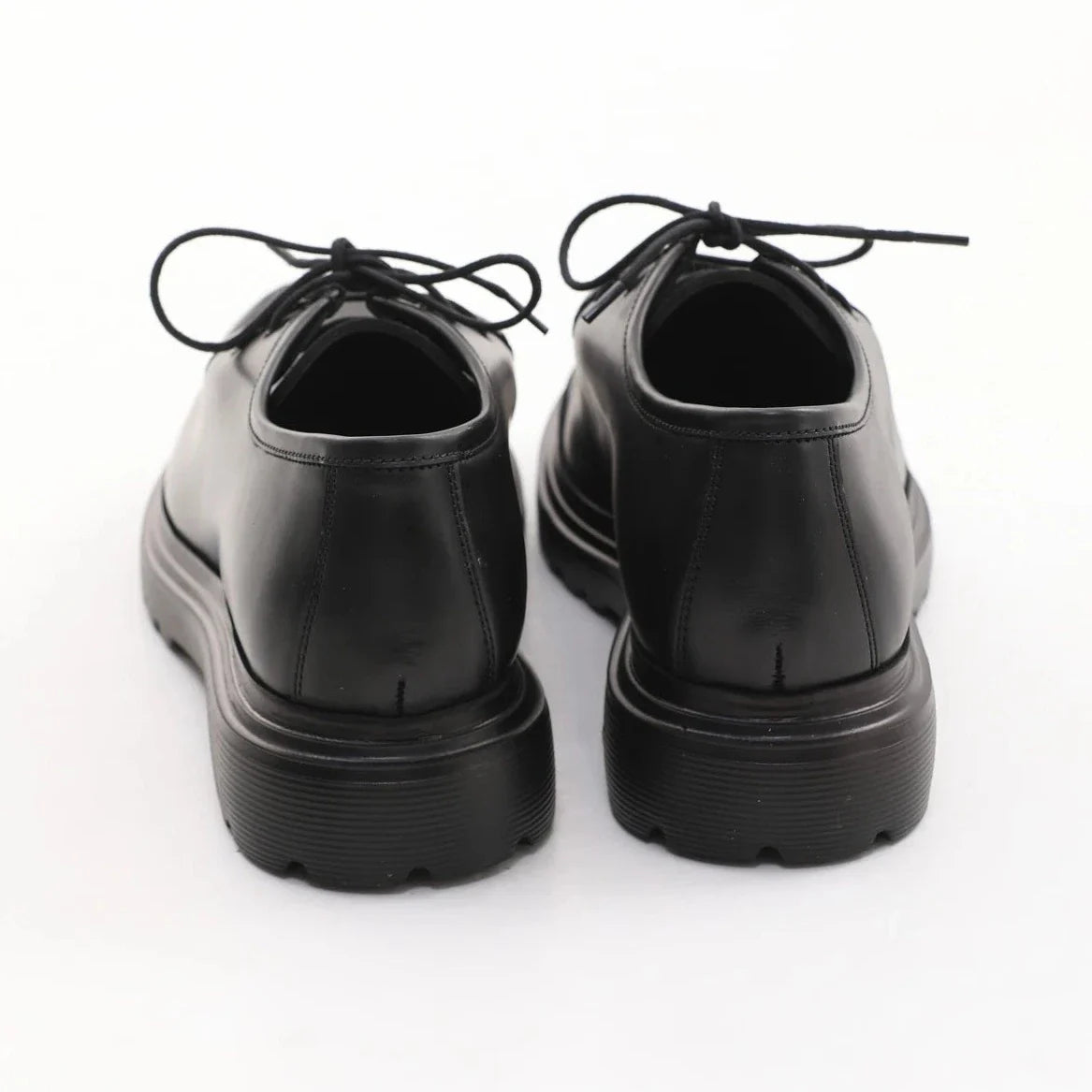 Black Calf Casual Laces F-624