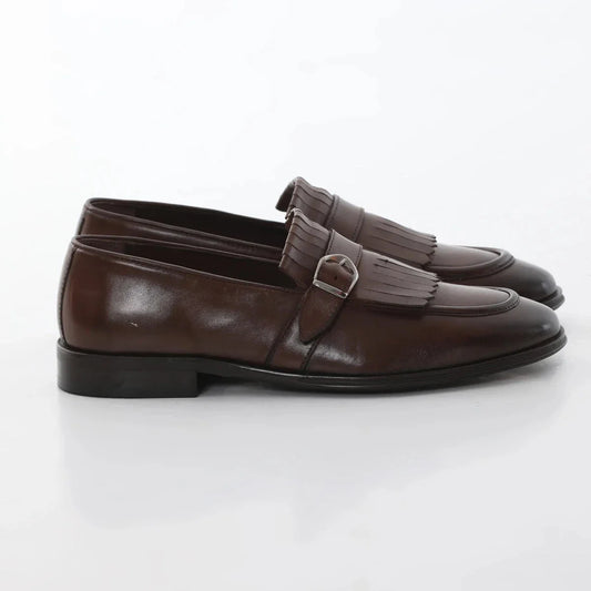 Brown Killtie Side Buckle Loafer