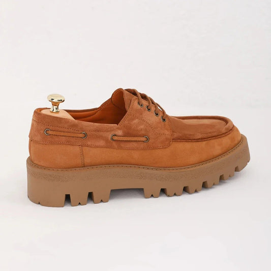 Camel Suede Chunky Savio-512
