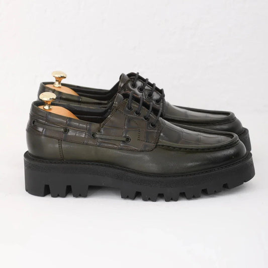 Khaki Croc Chunky Savio-512