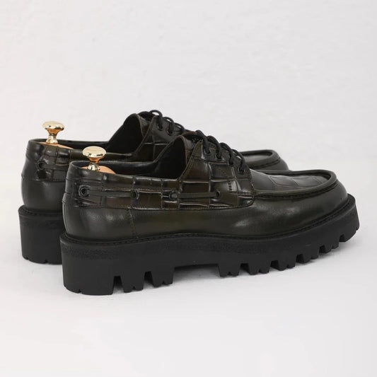 Khaki Croc Chunky Savio-512