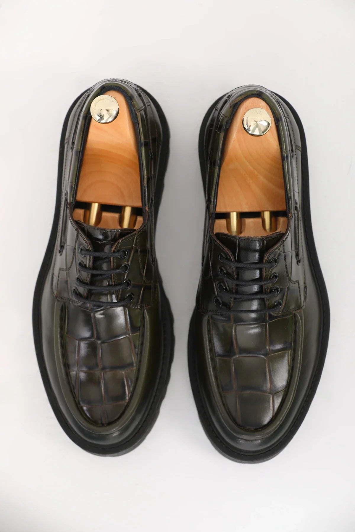 Khaki Croc Chunky Savio-512