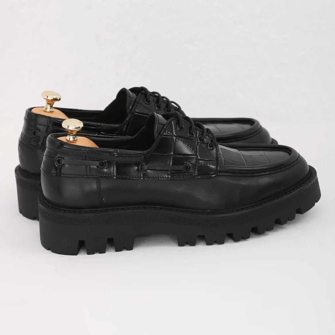 Black Croc Chunky Savio-512