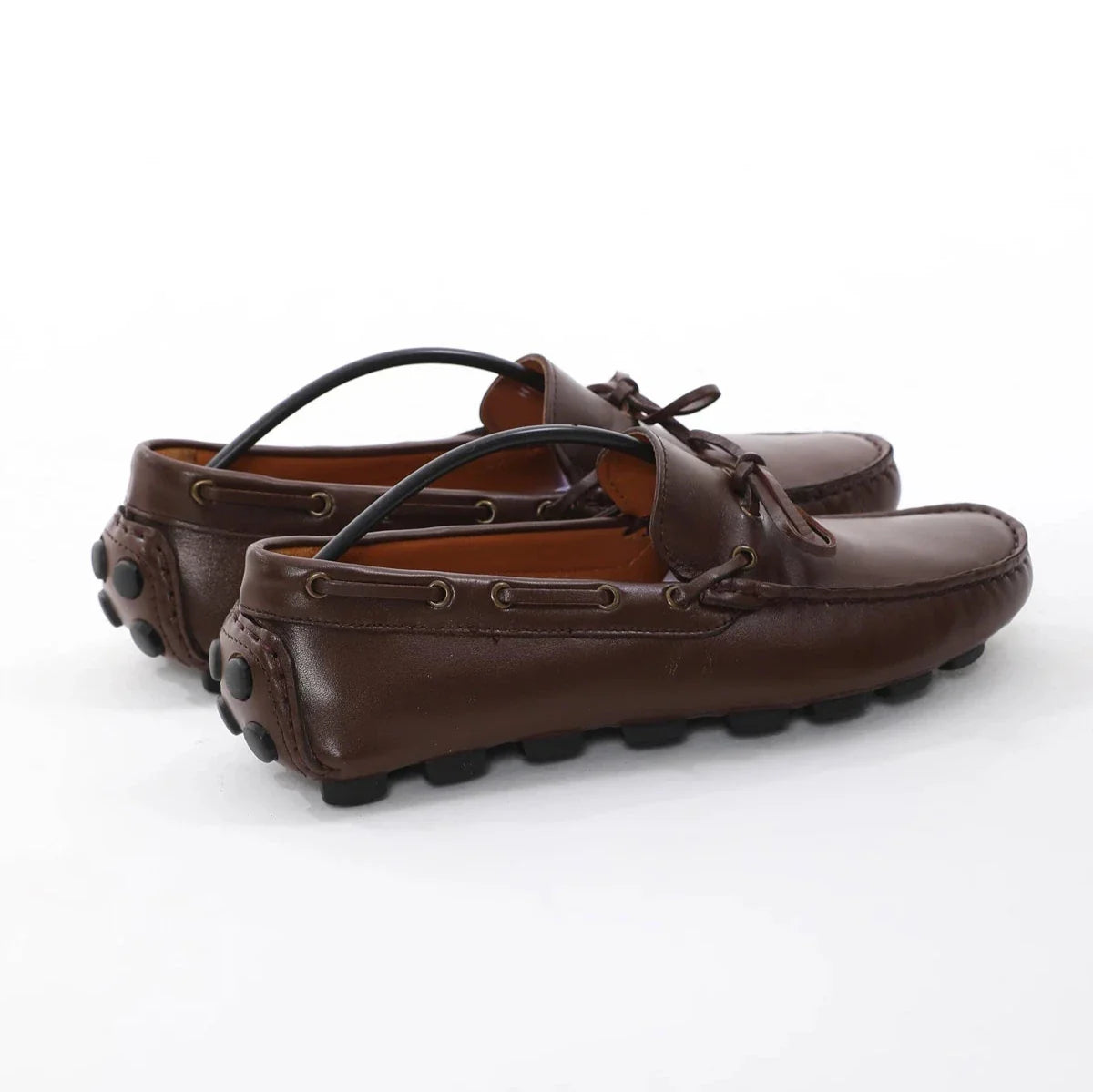 Brown Calf Leather Driving Loafer