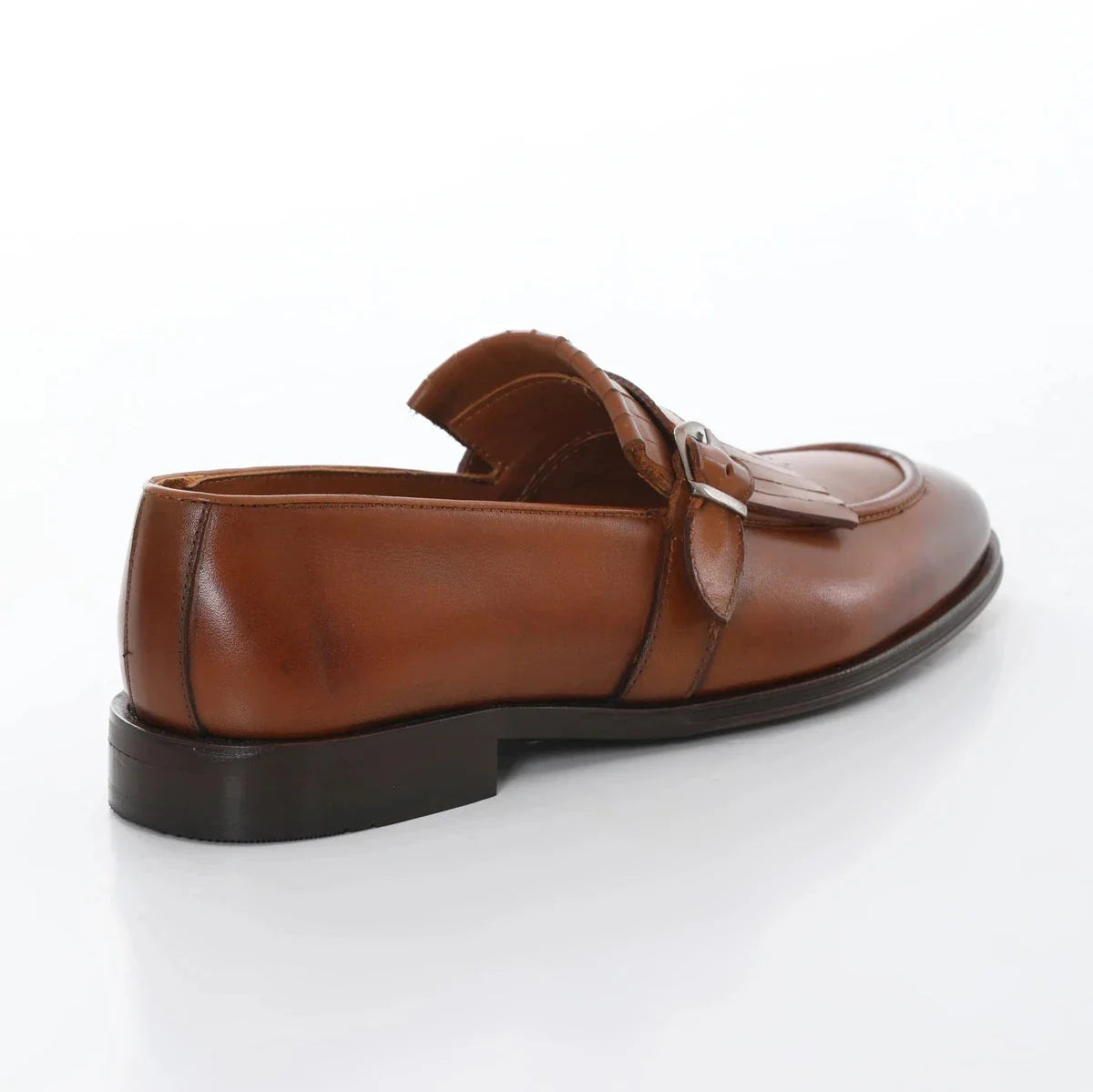 Tan Shaded Killtie Side Buckle Loafer