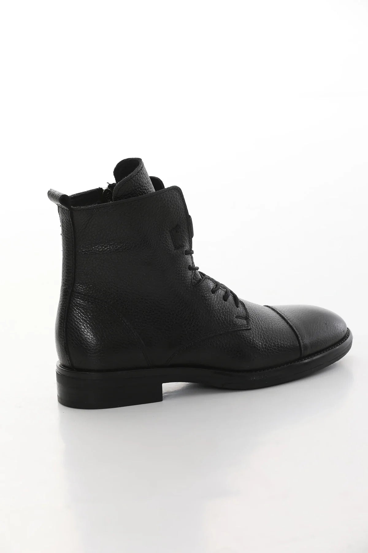 Black Milled Boots FB-0340