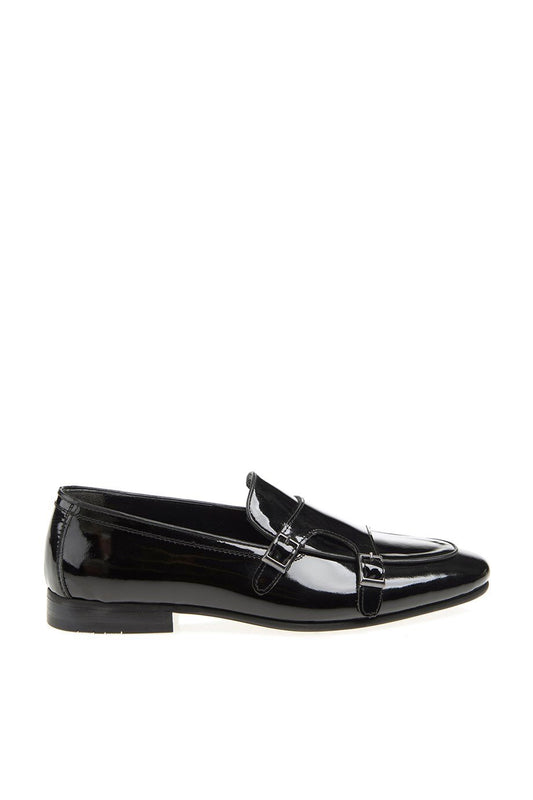 Black Patent Monk Loafer