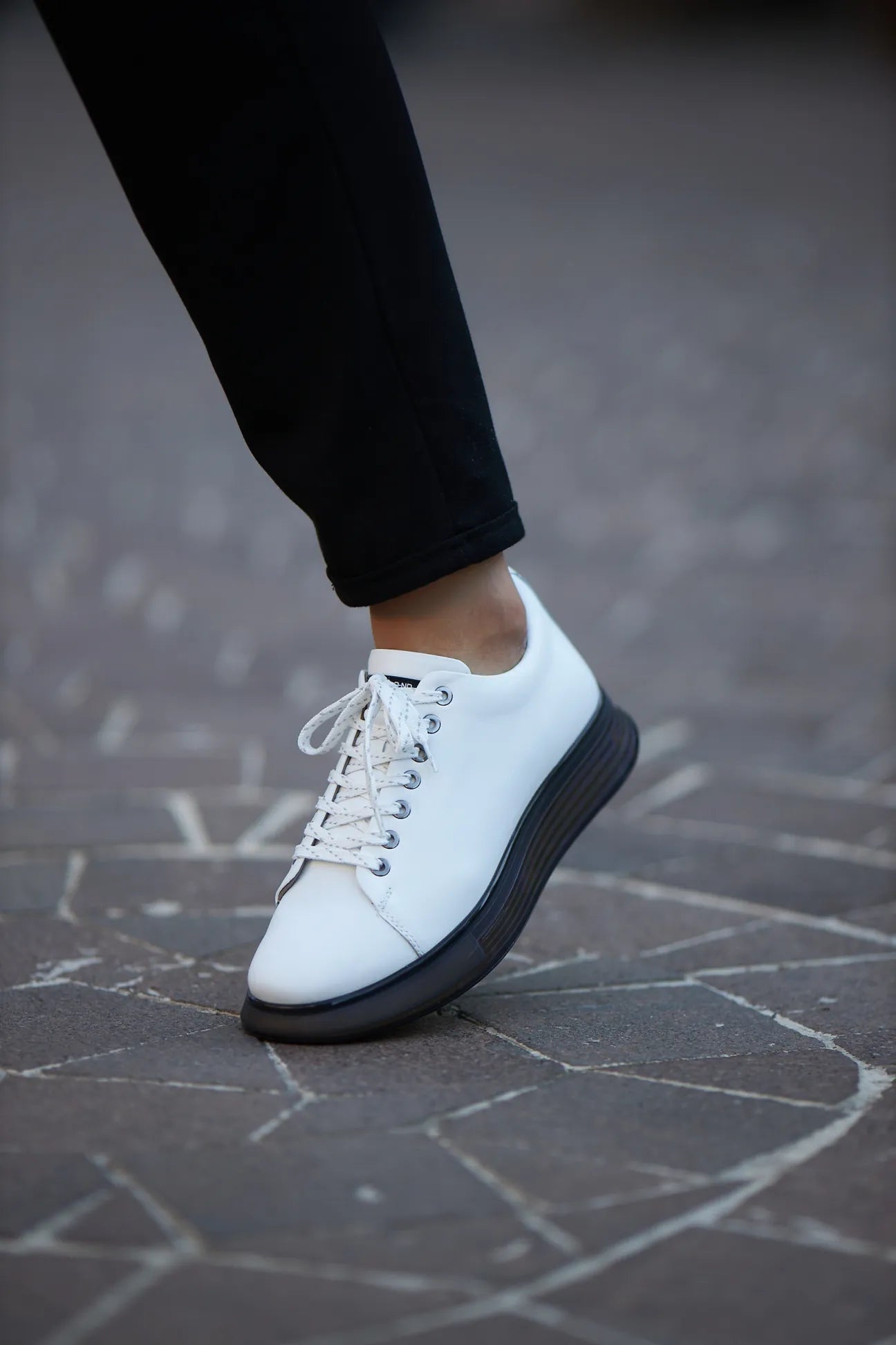 White Leather Sneakers