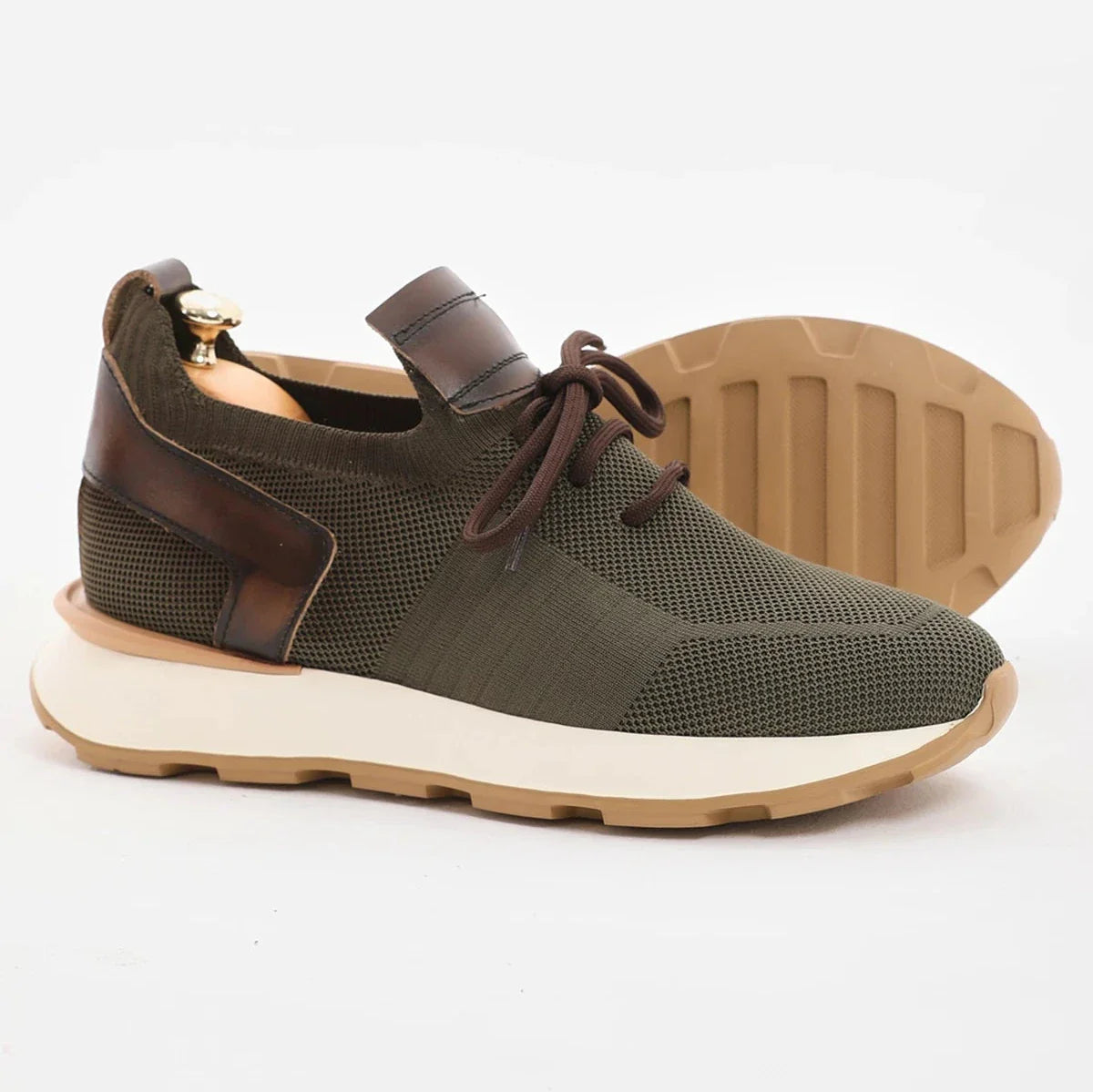 Olive Knitwear Runners