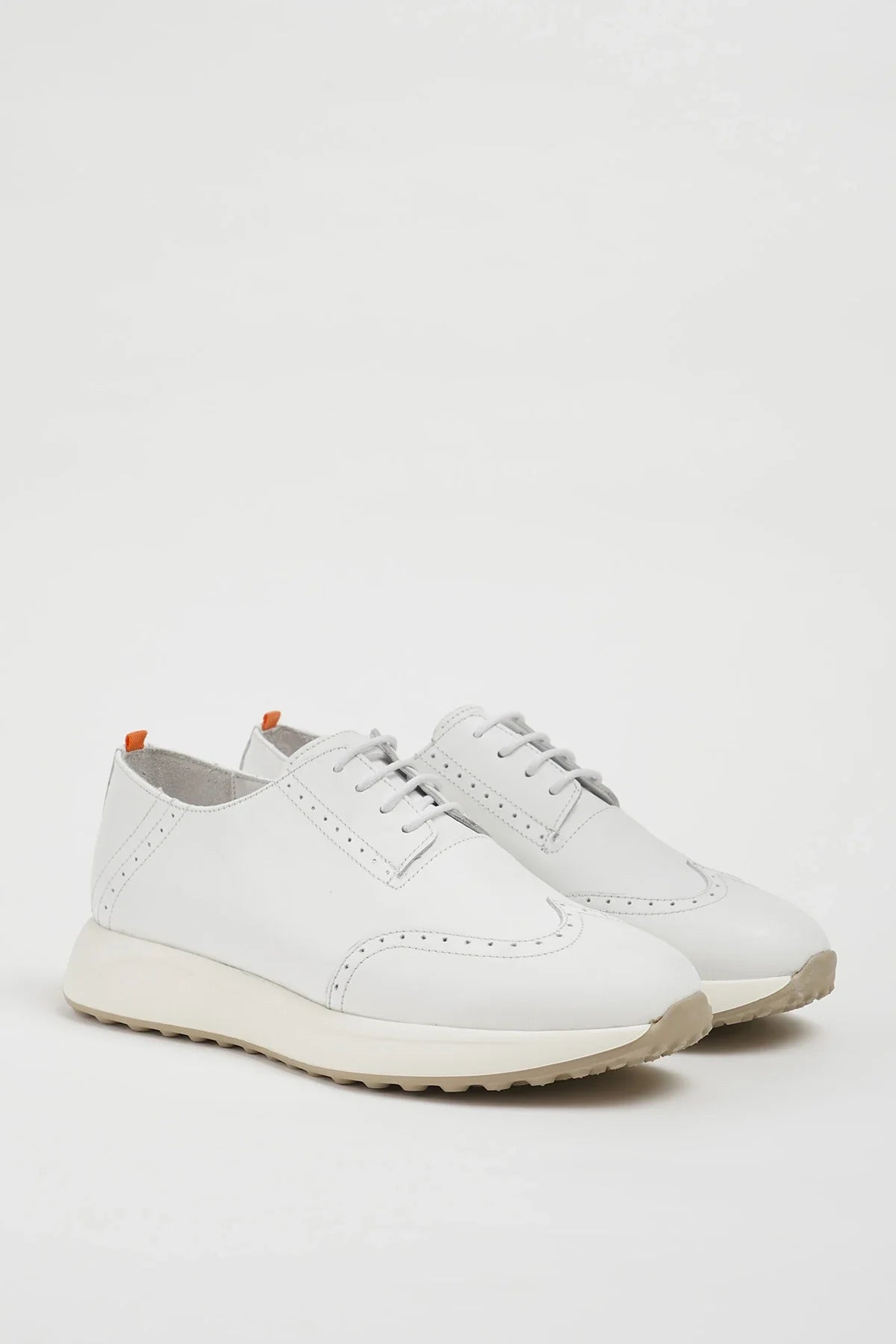 Pure White Brogue Runner
