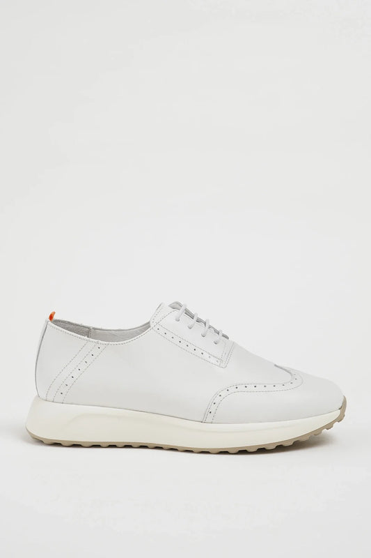 Pure White Brogue Runner