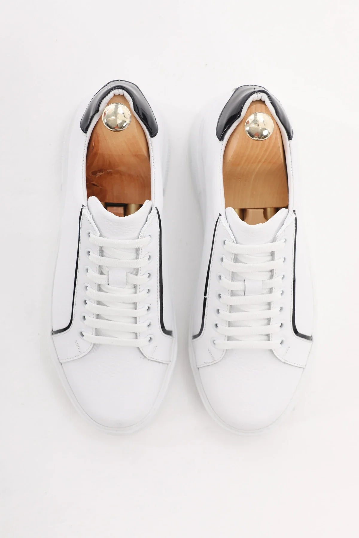 White And Black Casual Sneakers