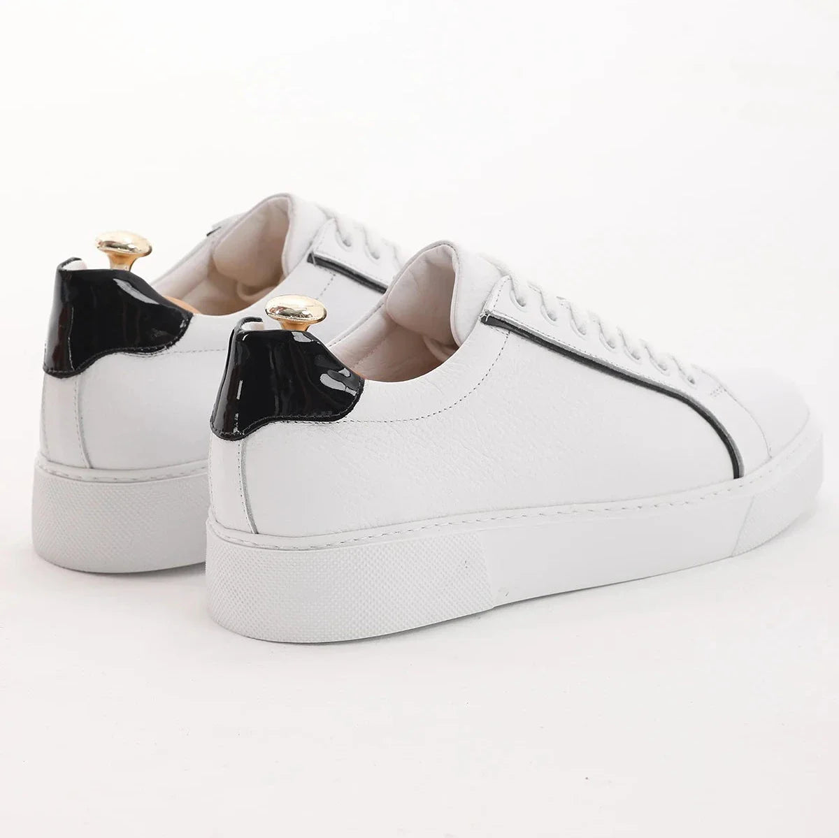 White And Black Casual Sneakers