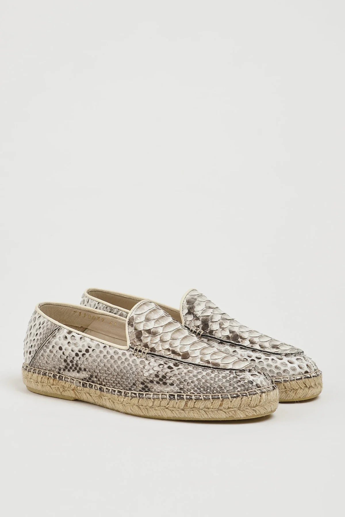 Python Leather Slip on