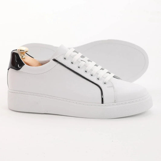 White And Black Casual Sneakers