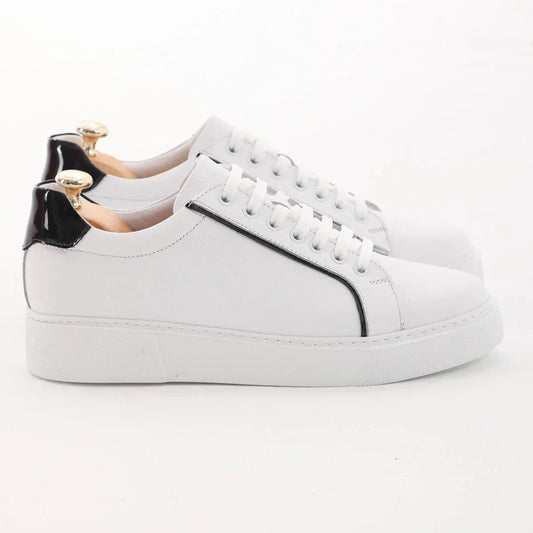 White And Black Casual Sneakers