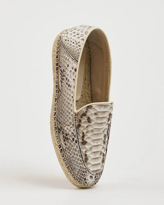 Python Leather Slip on