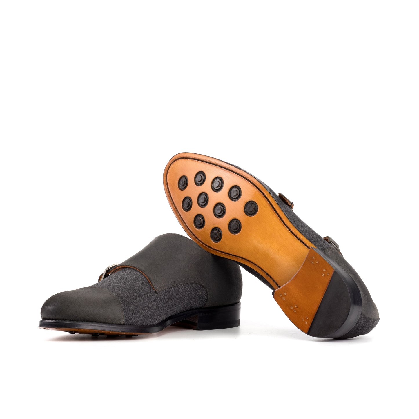 Dark Grey Double Monk 5763