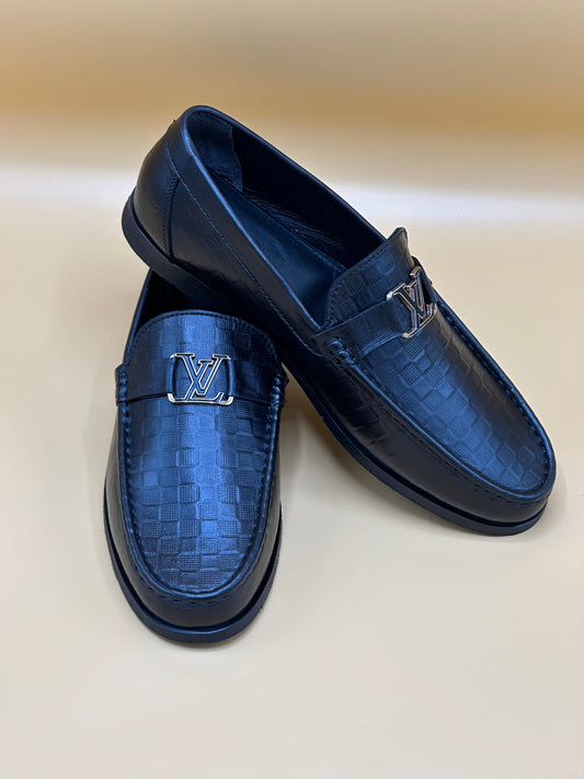 Black Driving Loafer Pattern