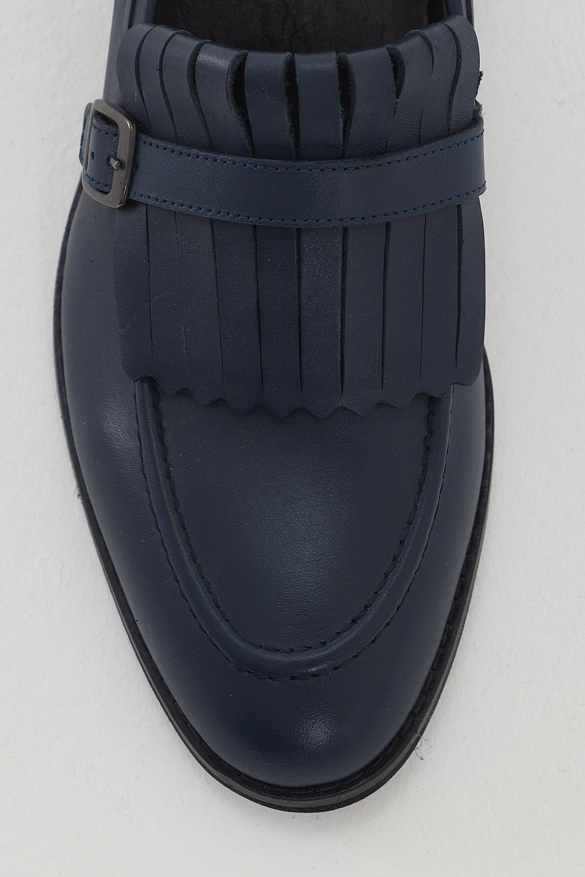 Blue Kiltie Loafer