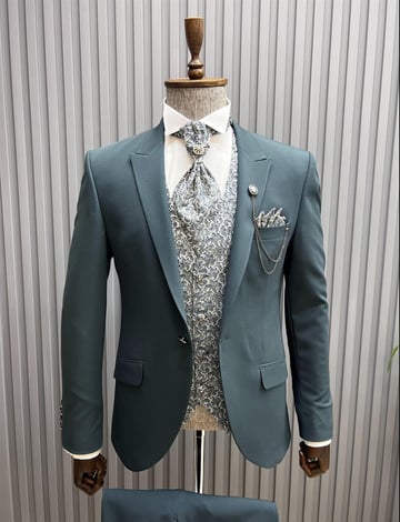 Custom-Designed Groom Suit