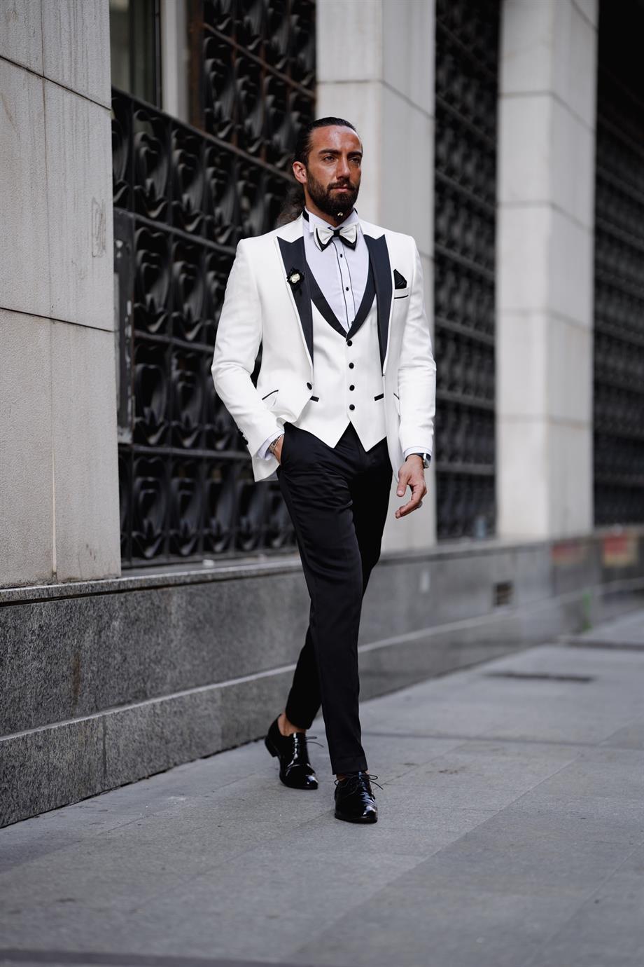 Men's Satin Collar Tuxedo Suit