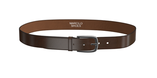 Dark Brown Painted Calf Hampton Belt