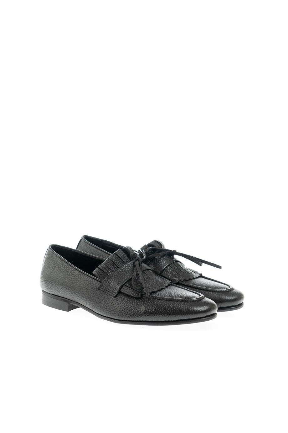 Black Kiltie tassel Loafer